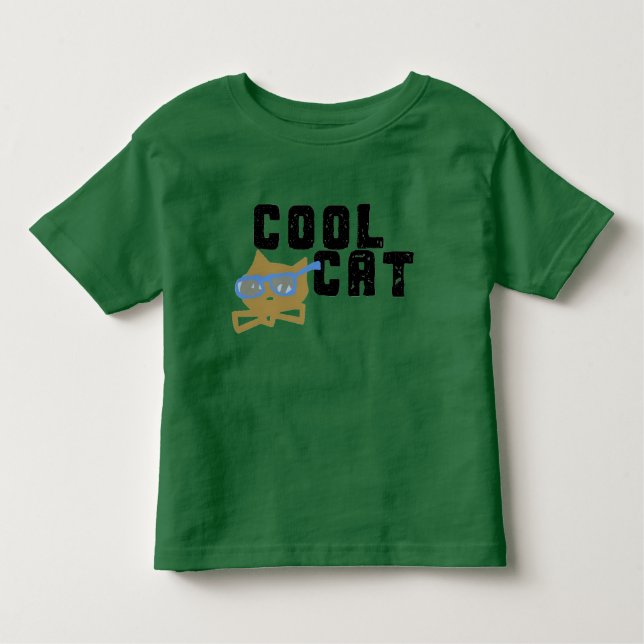 Kall katt t-shirt (Framsida)