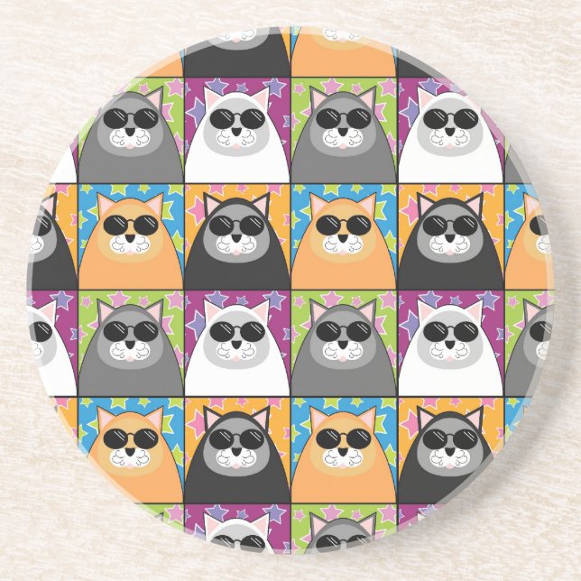 Kall kattkustfartyg underlägg sandsten (Framsidan)