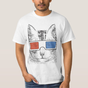 Kall kattskjorta tee shirt
