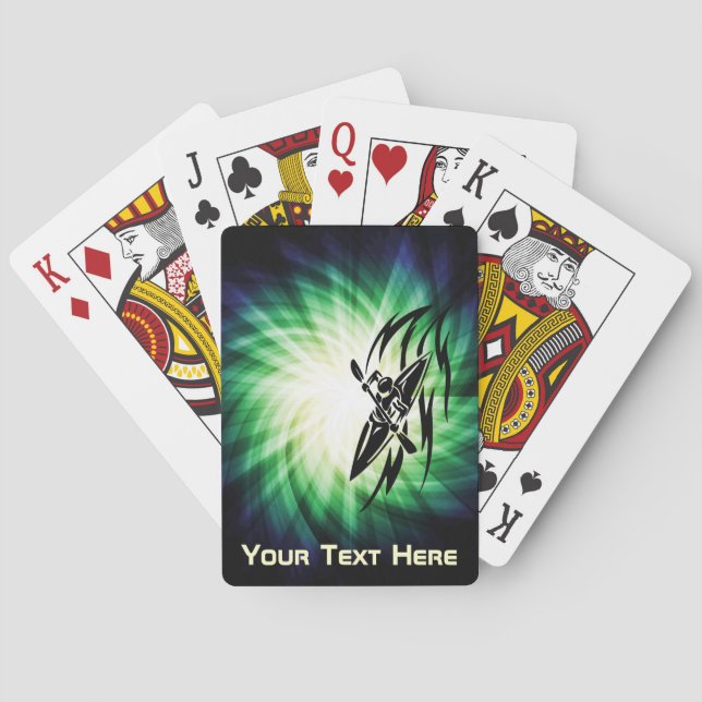 Kall Kayaking Spel Kort (Baksidan)