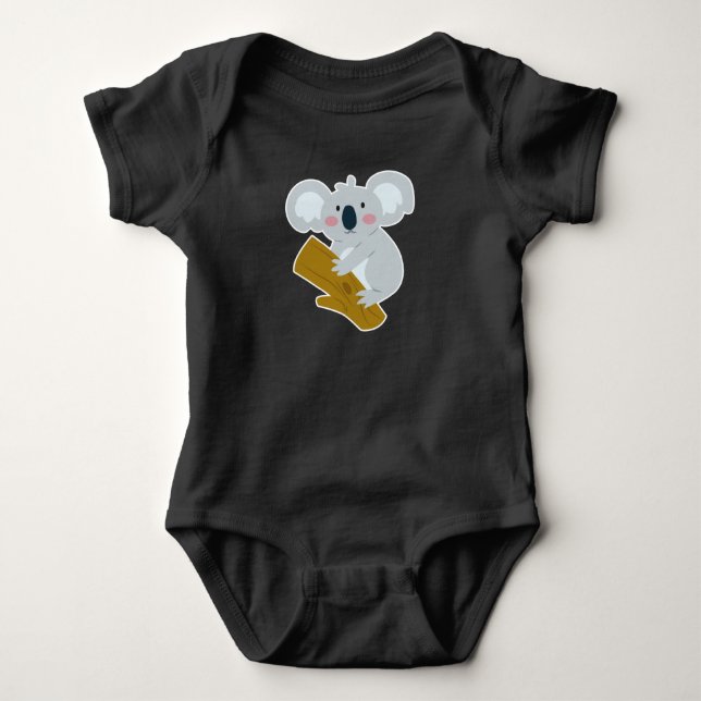 Kall KoalababyBodysuit T-shirt (Framsida)
