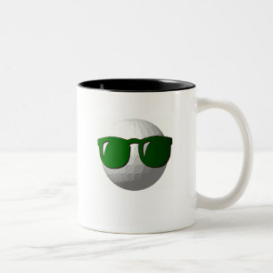 Kall kopp för golfbolldesignkaffe