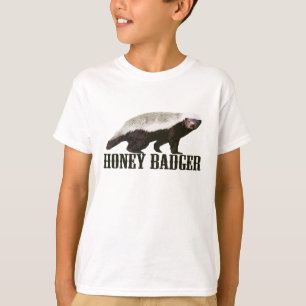 Kall lantlig honey badger tee