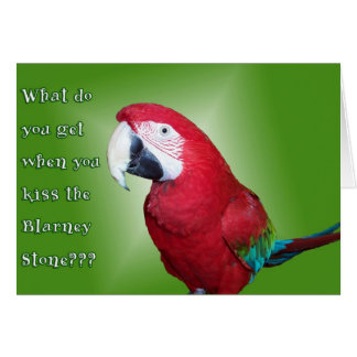 Kall läppar hälsningskort