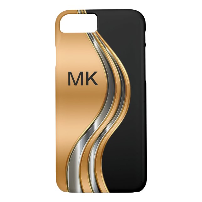 Kall manar Monogram Case-Mate iPhone Skal (Baksida)