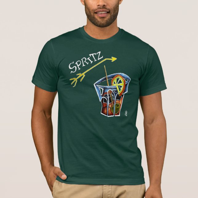 Kall manT-tröja - Spritz den Aperol - Venedig T-shirt (Framsida)