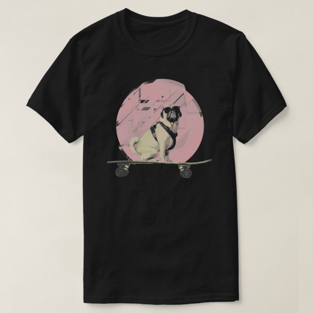 Kall mopshund t-shirt (Design framsida)