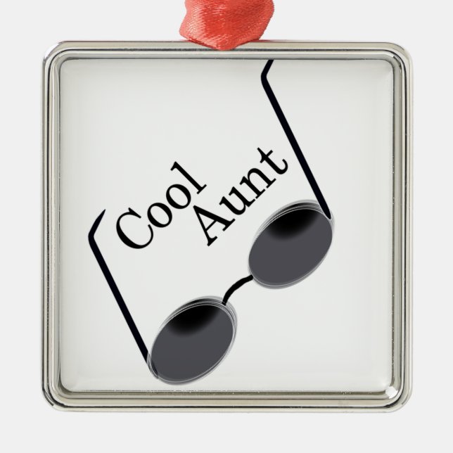 Kall moster julgransprydnad metall (Framsidan)