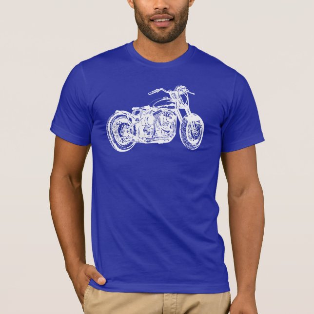 kall motorcykel tee (Framsida)