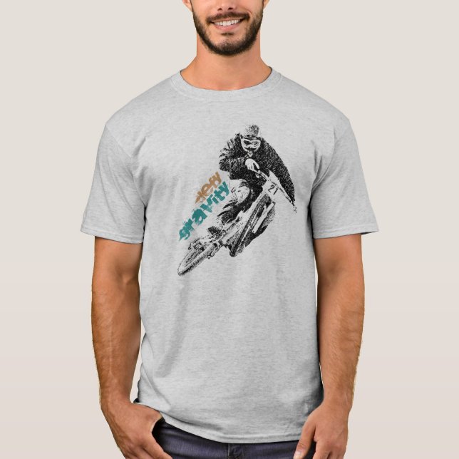 Kall Mtb designTShirt - fullständigt anpassade! Tee (Framsida)