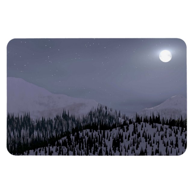 Kall natt i Idaho Magnet (Horisontell)