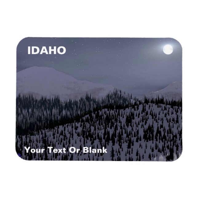 Kall natt i Idaho Magnet (Horisontell)