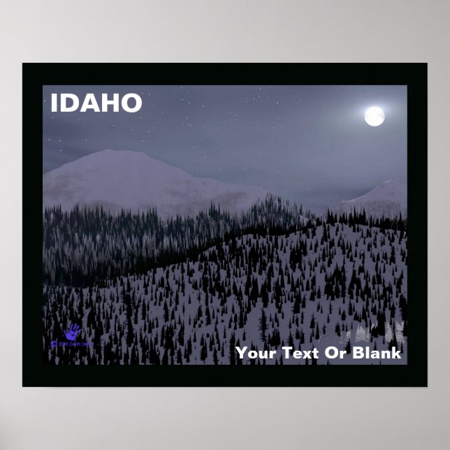 Kall natt i Idaho Poster (Framsidan)