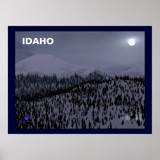 Kall natt i Idaho Poster (Framsidan)