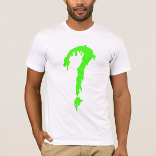 Kall neongrönt Questionmark T-shirt