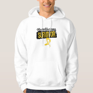 Kall Neuroblastoma canceröverlevande Sweatshirt Med Luva
