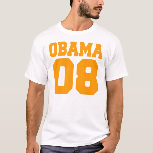 Kall Obama 08 T-tröja Tröja (Framsida)
