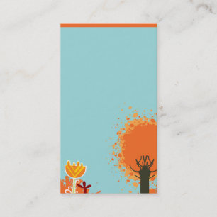 kall och gullig businesscardmall för solsken visitkort