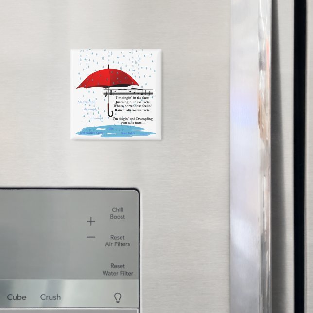 Käll och signera alternativa Facts Sq Magnet (In Situ (Fridge))