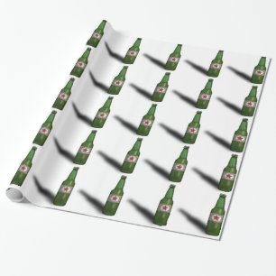 Kall ölflaskadesign presentpapper
