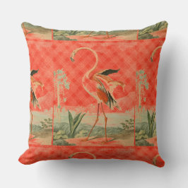 Kall orange Flamingo Kudde