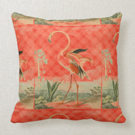 Kall orange Flamingo Kudde
