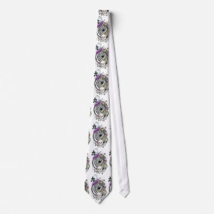 Kall orientalisk japansk Koi svart Slips