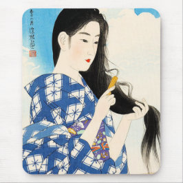 Kall orientalisk japansk konst för musmatta