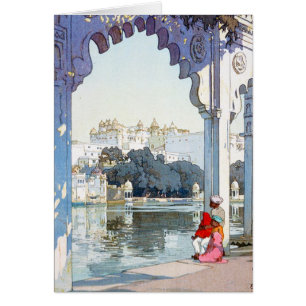 Kall orientalisk konst för Yoshida Hiroshi OBS Kort