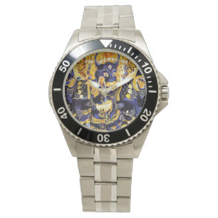 Kall orientalisk tibetan konst för armbandsur