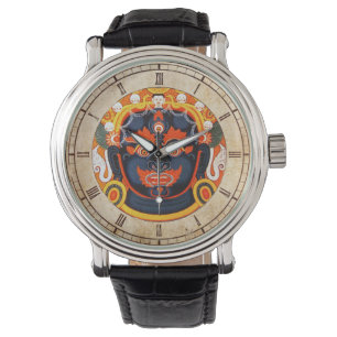 Kall orientalisk tibetan konst för armbandsur