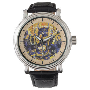 Kall orientalisk tibetan konst för armbandsur