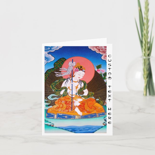 Kall orientalisk tibetan konst för kort (Framsida)