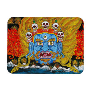 Kall orientalisk tibetan konst för magnet