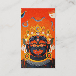 Kall orientalisk tibetan konst för visitkort