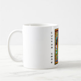 Kall orientalisk tibetan thangka Simhavaktra Kaffemugg