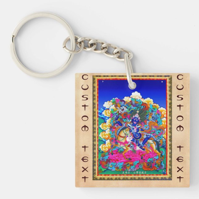 Kall orientalisk tibetan thangkatatuering Palden (Framsidan)