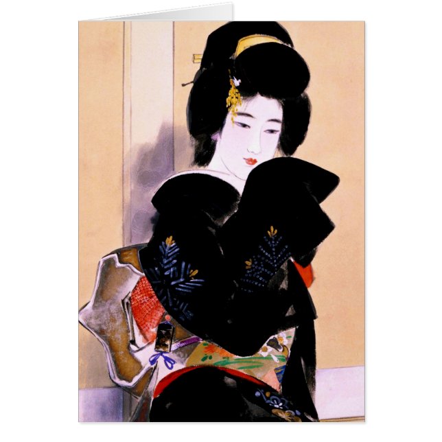 Kall orientalisk traditionell japansk OBS kort (Framsidan)