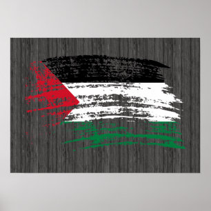 Kall palestinsk flaggadesign poster