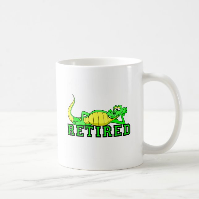 Kall pensionalligator kaffemugg (Höger)