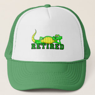 Kall pensionalligator truckerkeps