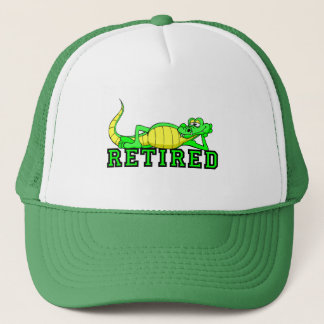 Kall pensionalligator truckerkeps