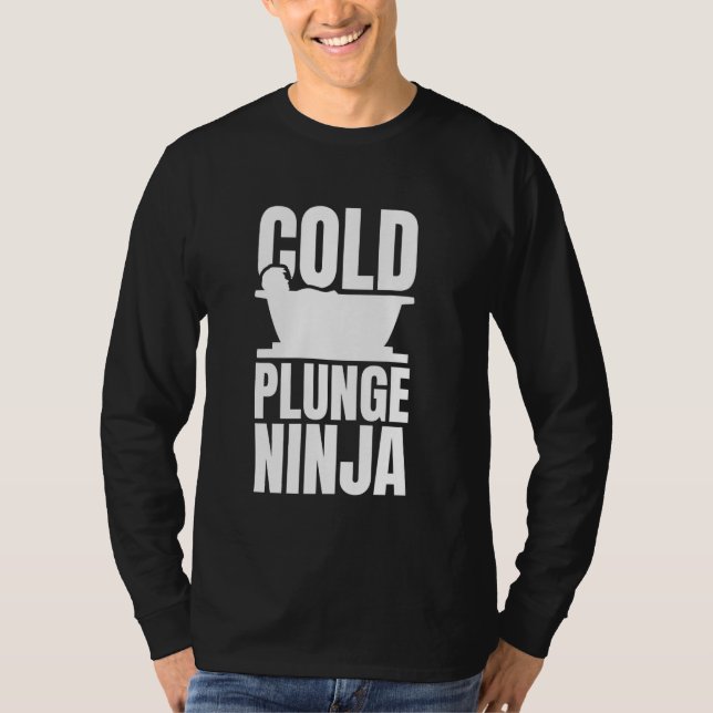 Kall Plunge Ninja Ice Bath Kall Plunge T Shirt (Framsida)