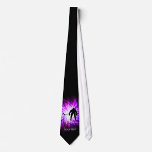 Kall purpurfärgad hockey slips
