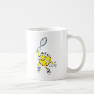 Kall Racquet för tennisbollinnehav Kaffemugg