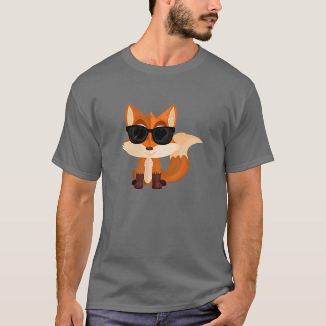 Kall räv t shirt (Framsida)