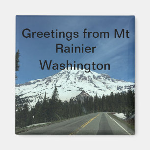 kall referens-magnet av mt som är mer ranier i magnet