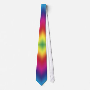 Kall Retro ljusa färger Tie Slips