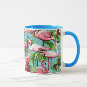 Kall Retro rosa Flamingoesmugg Mugg