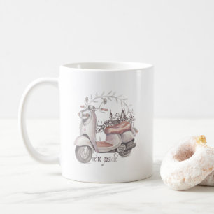 Kall Retro sparkcykel Kaffemugg